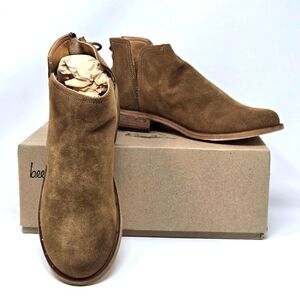 Beek Tan Suede Ankle Boots